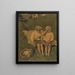 De herders - Hilding Nyman — ingelijst kunstwerk aan de muur