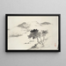Album de Quinze Peintures à l'Encre Pl07 - Hine Taizan — framed artwork on a wall