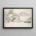 Album de quinze peintures à l'encre Pl10 - Hine Taizan — framed artwork on a wall