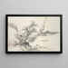 Album of Fifteen Ink Paintings, Pl11 - Hine Taizan — framed artwork on a wall