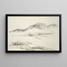 Album of Fifteen Ink Paintings Pl12 - Hine Taizan — framed artwork on a wall