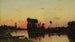 Sunset on the Shore - Hippolyte Camille Delpy — artwork view