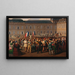 van Het polytechnici dragen het kruisbeeld gered uit de kapel van de Tuileries tijdens de opstanden van 24 februari 1848 - Hippolyte Lecomte — ingelijst kunstwerk aan de muur