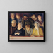 Public painting of theater - Hippolyte Michaud — framed artwork on a wall
