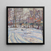 Winter - Abraham Manievich — ingelijst kunstwerk aan de muur