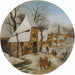 Winter - Pieter Brueghel de Jonge — weergave van het kunstwerk