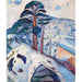 Reproductie van het schilderij Winter in Kragerø - Edvard Munch