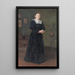 La peintre Ane Marie Hansen - Holga Reinhard — ingelijst kunstwerk aan de muur