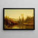 Autumn Painting - Homer Dodge Martin — framed artwork on a wall