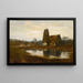 Église de Criquebœuf, Normandie - Homer Dodge Martin — framed artwork on a wall