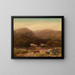 in de vallei van de Housatonic - Homer Dodge Martin — ingelijst kunstwerk aan de muur