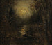 Reflectie van de maan op het water - Homer Dodge Martin — weergave van het kunstwerk