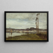 on the Seine - Homer Dodge Martin — framed artwork on a wall