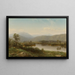 View of the Housatonic - Homer Dodge Martin — framed artwork on a wall