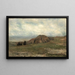 Côte sauvage, Newport - Homer Dodge Martin — framed artwork on a wall