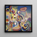Eerbetoon aan Blériot - Robert Delaunay — ingelijst kunstwerk aan de muur