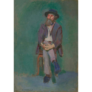 Homme Assis - Henri Matisse | Reproduction Tableau Décoration murale affiche copie