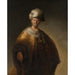Reproductie van het schilderij Man in Oosterse Kostuum (De edele slaaf) - Rembrandt van Rijn