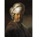 Reproductie van het schilderij Man in Oosterse Kleding - Rembrandt van Rijn