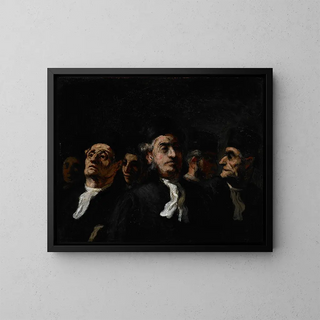 Honor Daumier - A Meeting of Lawyers.webp