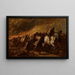De Vluchtelingen - Honoré Daumier — ingelijst kunstwerk aan de muur
