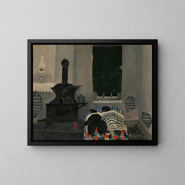 Endormi - Horace Pippin — ingelijst kunstwerk aan de muur