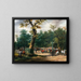 La dernière chasse de Louis XVI à Fontainebleau - Horace Vernet — ingelijst kunstwerk aan de muur