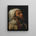 Portret van een Arabische man - Horace Vernet — ingelijst kunstwerk aan de muur