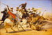 De jacht op de leeuw - Horace Vernet — weergave van het kunstwerk
