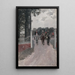Departure from Mount Vernon for the Congress of the Colonies - Howard Pyle — framed artwork on a wall