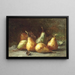 Peren - Hubert Bellis — ingelijst kunstwerk aan de muur