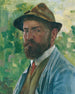 Self-portrait Painting - Hubert Landa — artwork view