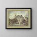 Een Romeinse fontein met een vrouw die water opvangt - Hubert Robert — ingelijst kunstwerk aan de muur