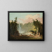 Een fontein in een park - Hubert Robert — ingelijst kunstwerk aan de muur