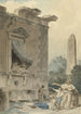 Dames charitables - Hubert Robert — weergave van het kunstwerk