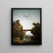 Fantastisch uitzicht op Tivoli - Hubert Robert — ingelijst kunstwerk aan de muur