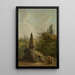 Monument de tuin - Hubert Robert — ingelijst kunstwerk aan de muur