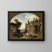 L'Abreuvoir - Hubert Robert — ingelijst kunstwerk aan de muur