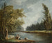 La Marne à Charenton et le Moulin de Charenton - Hubert Robert — weergave van het kunstwerk