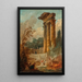 Lavandières - Hubert Robert — ingelijst kunstwerk aan de muur