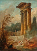 Lavandières - Hubert Robert — weergave van het kunstwerk