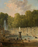 Lavandières dans un parc - Hubert Robert — weergave van het kunstwerk
