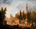 Le Jardin du musée des monuments français ancien couvent des Petits-Augustins - Hubert Robert — weergave van het kunstwerk