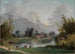 Landschap van park - Hubert Robert — weergave van het kunstwerk