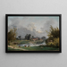 Landschap van park - Hubert Robert — ingelijst kunstwerk aan de muur
