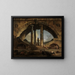 Vue fantasierijke Romeinse - Hubert Robert — ingelijst kunstwerk aan de muur