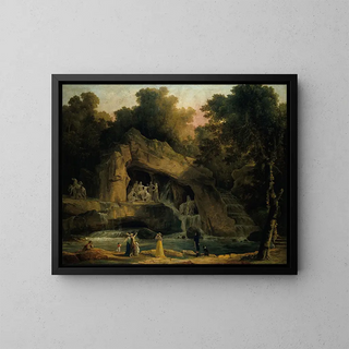 Hubert Robert - The Baths Of Apollo In Versailles.webp