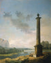 La colonne - Hubert Robert — weergave van het kunstwerk