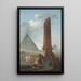 La Farandole parmi les monuments égyptiens - Hubert Robert — ingelijst kunstwerk aan de muur