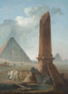 La Farandole parmi les monuments égyptiens - Hubert Robert — weergave van het kunstwerk